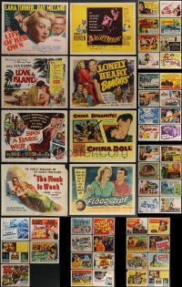 3a0295 LOT OF 69 1950S TITLE CARDS 1950s great images from a variety of different movies!