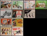 3a0374 LOT OF 11 1960S TITLE CARDS 1960s great images from a variety of different movies!