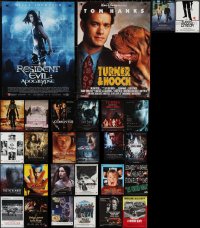 3a0651 LOT OF 28 FORMERLY FOLDED FRENCH 15X21 POSTERS 1980s-2010s a variety of cool movie images!