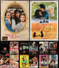 3a0602 LOT OF 18 UNFOLDED JAPANESE B2 POSTERS 1970s-1990s a variety of cool movie images!