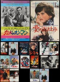 3a0603 LOT OF 17 UNFOLDED JAPANESE B2 POSTERS 1970s-1980s a variety of cool movie images!