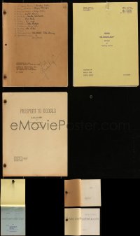 3a0138 LOT OF 3 RARE TV SERIES SCRIPTS 1950s-1960s Passport to Danger, Markham, The Hunted!