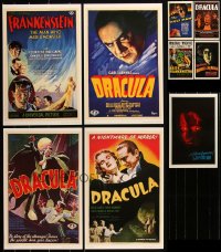 3a0111 LOT OF 9 UNIVERSAL MASTERPRINTS 2001 best horror movies including Dracula & Frankenstein!