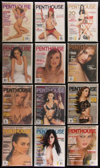 3a0145 LOT OF 12 PENTHOUSE 2006 MAGAZINES 2006 filled with sexy nude images & great articles!