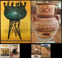 3a0694 LOT OF 6 CYPRUS TRAVEL POSTERS 1980s great images of things to do & places to see!