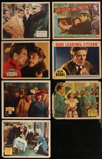 3a0389 LOT OF 7 1930S LOBBY CARDS 1930s great scenes from a variety of different movies!