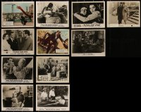 3a0514 LOT OF 11 ENGLISH 8X10 STILLS & FOH LOBBY CARDS 1950s-1960s scenes from a variety of movies!