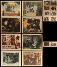 3a0355 LOT OF 18 SILENT SCENE LOBBY CARDS 1910s-1920s scenes from several different movies!