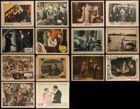 3a0365 LOT OF 14 SILENT SCENE LOBBY CARDS 1910s-1920s great scenes from several different movies!