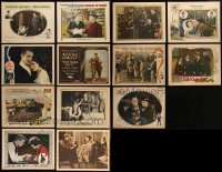 3a0366 LOT OF 13 SILENT SCENES LOBBY CARDS 1910s-1920s great scenes from several different movies!