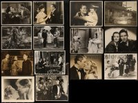 3a0410 LOT OF 14 DELUXE 11X14 STILLS 1940s great scenes from a variety of different movies!