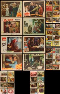 3a0312 LOT OF 48 COWBOY WESTERN LOBBY CARDS 1940s-1960s scenes from several different movies!