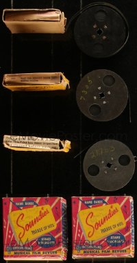 3a0535 LOT OF 3 16MM FILMS 1940s musical film revues & more, with original boxes!