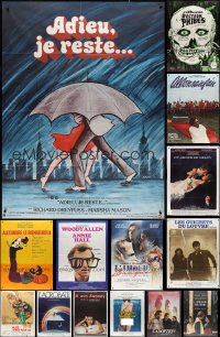 3a0088 LOT OF 18 FOLDED FRENCH ONE-PANELS 1970s-1980s great images from a variety of movies!