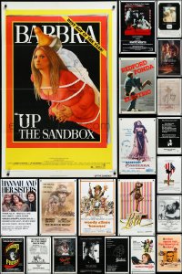 3a0242 LOT OF 44 FOLDED ONE-SHEETS 1970s-1980s great images from a variety of different movies!