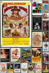 3a0251 LOT OF 30 FOLDED ONE-SHEETS 1950s-1980s great images from a variety of different movies!