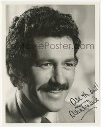 3b0833 ALEX TREBEK signed 7.25x9 REPRO photo 1980s youthful portrait of the legendary Jeopardy host!