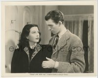 3b0871 COME LIVE WITH ME 8x10 still 1941 James Stewart looking concerned at sexy Hedy Lamarr!
