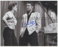 3b0880 DEBRA PAGET signed 8x10 REPRO photo 1990s angry & staring at Elvis Presley in Love Me Tender!