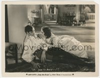 3b1015 ONLY THE BRAVE 8.25x10 still 1930 worried Mary Brian on floor with wounded Gary Cooper!