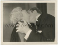 3b1020 PEACOCK ALLEY 8x10.25 still 1922 close up of Mae Murray with man kissing her neck, rare!