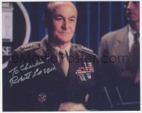3b1040 ROBERT LOGGIA signed color 8x10 REPRO photo 2000s great c/u in uniform from Independence Day!
