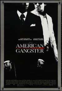 3b1662 AMERICAN GANGSTER DS 1sh 2007 Denzel Washington, Russell Crowe, Ridley Scott directed!