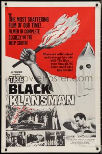 3b0264 BLACK KLANSMAN 1sh 1966 she had to have his love, I Crossed the Color Line!