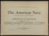3b0189 AMERICAN NAVY softcover book 1898 with reproductions of photographs & descriptive text!