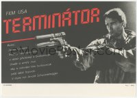 3b0241 TERMINATOR Czech 8x12 1990 different image of classic cyborg Arnold Schwarzenegger!
