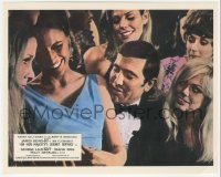 3b0822 ON HER MAJESTY'S SECRET SERVICE color English FOH LC 1969 Lazenby as Bond w/beautiful women!