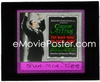 3b0800 MAN WHO PLAYED GOD glass slide 1922 full-length close up of deaf outraged George Arliss!
