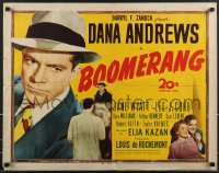 3b1184 BOOMERANG 1/2sh 1947 close up of Dana Andrews, Elia Kazan film noir!
