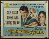 3b1386 TARNISHED ANGELS style B 1/2sh 1958 Rock Hudson, Dorothy Malone, Robert Stack, William Faulkner