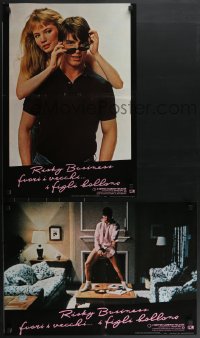 3b1226 RISKY BUSINESS set of 8 Italian 18x26 pbustas 1984 Tom Cruise & Rebecca De Mornay!