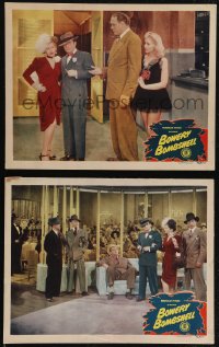 3b0681 BOWERY BOMBSHELL 2 LCs 1946 Leo Gorcey, Huntz Hall & The Bowery Boys + sexy Teala Loring!