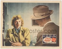 3b0468 DARK CORNER LC 1946 great close up of Lucille Ball looking guilty by Mark Stevens!
