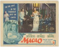 3b0538 MACAO LC #7 1952 Josef von Sternberg, best image of sexy Jane Russell performing with band!
