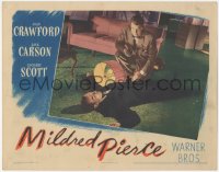 3b0549 MILDRED PIERCE LC 1945 Michael Curtiz, Jack Carson holding gun over dead Zachary Scott's body!