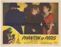 3b0558 MYSTERY OF MARIE ROGET LC #7 R1951 Phantom of Paris, from Edgar Allan Poe story, Ouspenskaya!