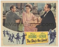 3b0594 SKY'S THE LIMIT LC 1943 Joan Leslie sitting at bar between Fred Astaire & Robert Benchley!