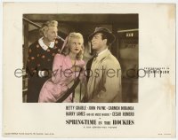 3b0598 SPRINGTIME IN THE ROCKIES color-glos LC 1942 Betty Grable, John Payne & Charlotte Greenwood!