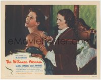 3b0601 STRANGE WOMAN LC #4 1946 older woman helps worried Hedy Lamarr get out of her dress!
