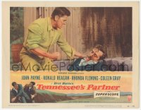 3b0606 TENNESSEE'S PARTNER LC #3 1955 Ronald Reagan savagely beating John Payne with his fists!