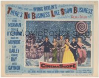 3b0608 THERE'S NO BUSINESS LIKE SHOW BUSINESS LC #5 1954 Marilyn Monroe & other top cast in line-up!