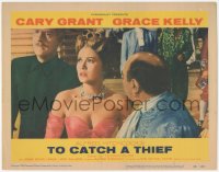 3b0610 TO CATCH A THIEF LC #3 1955 close up of Grace Kelly with jewels & cool hair, Alfred Hitchcock