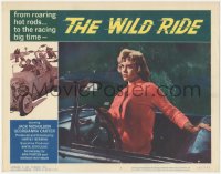 3b0623 WILD RIDE LC #1 1960 close up of sexy Georgianna Carter in convertible hot rod car!
