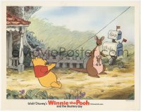 3b0624 WINNIE THE POOH & THE BLUSTERY DAY LC 1969 Pooh flying kite by Kanga & Roo!