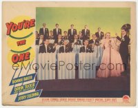 3b0628 YOU'RE THE ONE LC 1941 pretty Bonnie Baker singing with Orrin Tucker and His Orchestra!
