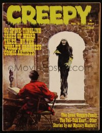 3b0211 CREEPY #3 magazine 1965 cover art by Frank Frazetta & more by world's greatest comic artists!